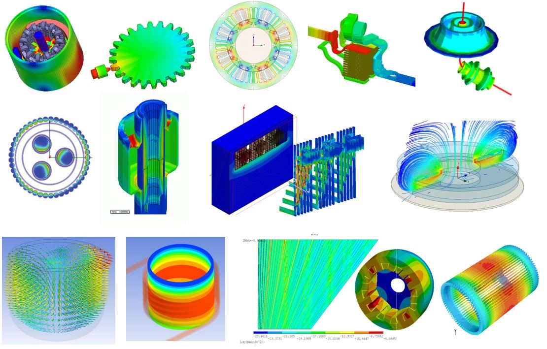 Некоторые примеры решения задач с помощью ANSYS Maxwell